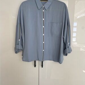 Zara Light Blue Button-Up Shirt ! Never worn 💖